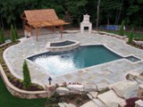 Custom Timber Structure on Pool Deck